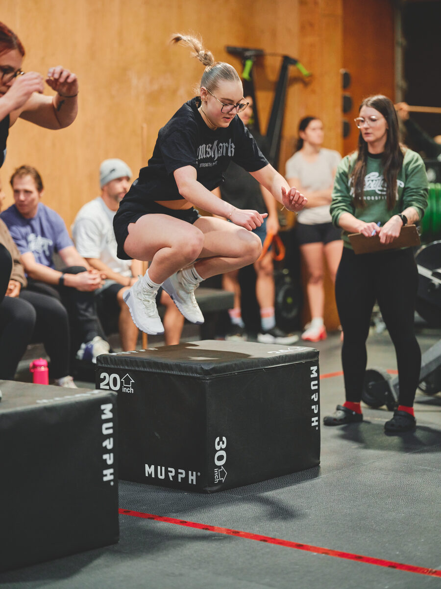 Box jump en compétition